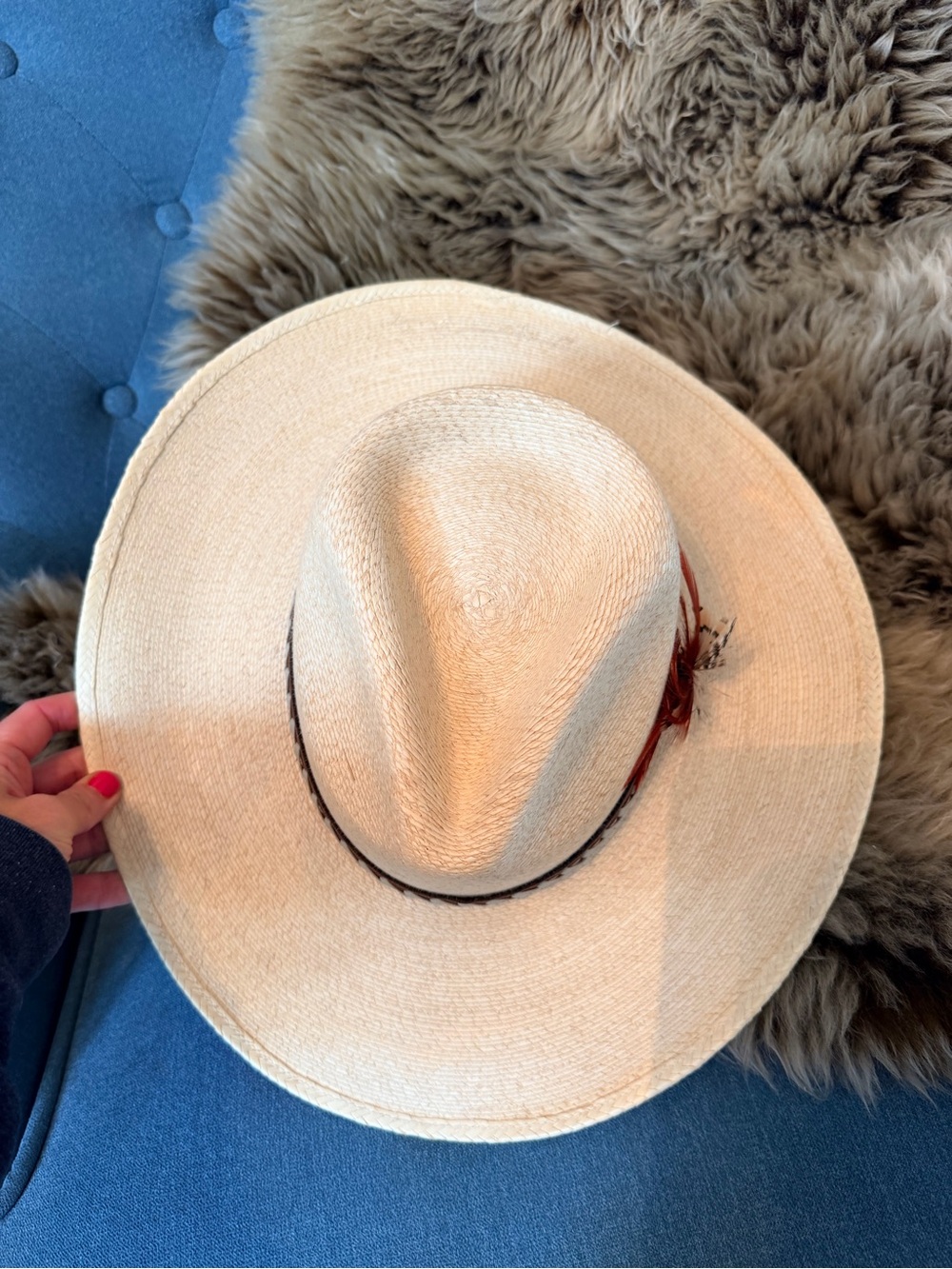 LANEY WILSON CHARLIE 1 HORSE WOMEN'S STRAW "ROAD RUNNER" COWBOY HAT Size M NWT - Picture 12 of 16